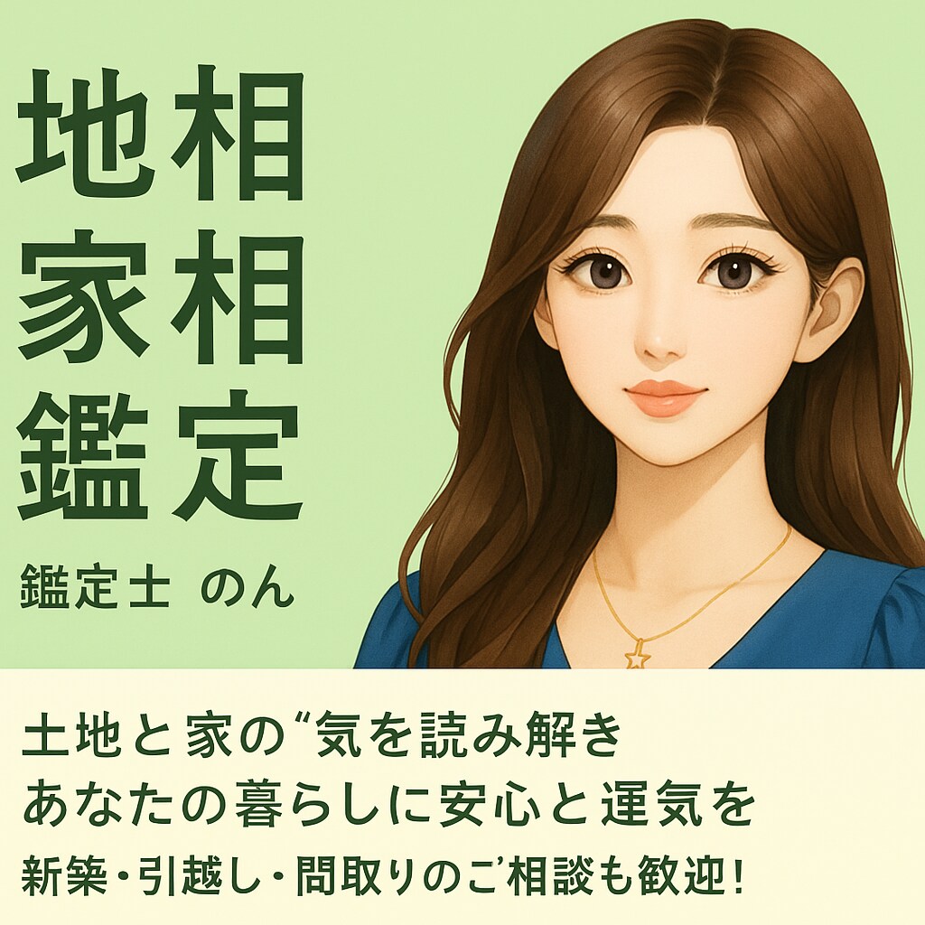 地相・家相鑑定を行います 「暮らしの土台から、人生の運気を底上げしませんか？」 イメージ1