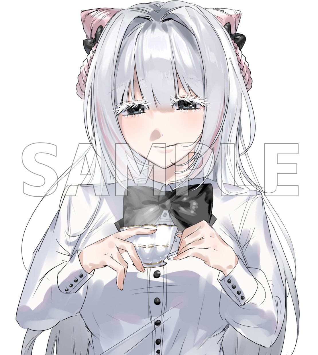 バストアップイラスト描きます SNSのアイコンや配信サムネイルに！ イメージ1