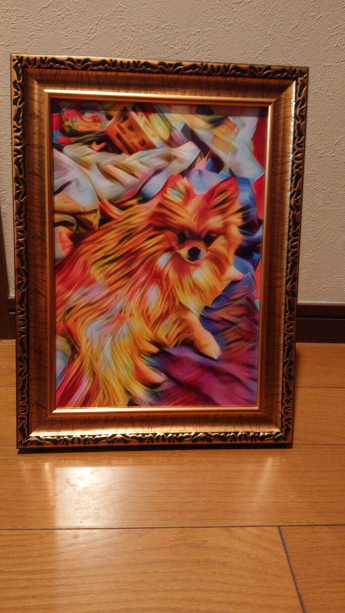 ペットで絵画風にします 額に入れて飾ると雰囲気が出ます イメージ3