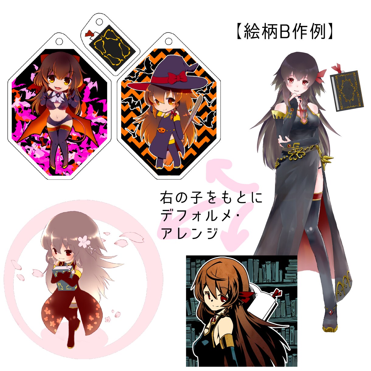 ちびキャラ描きます！　グッズ用原稿作成も承ります アイコンに、アクリルグッズに、動画のワンポイントに。 イメージ3