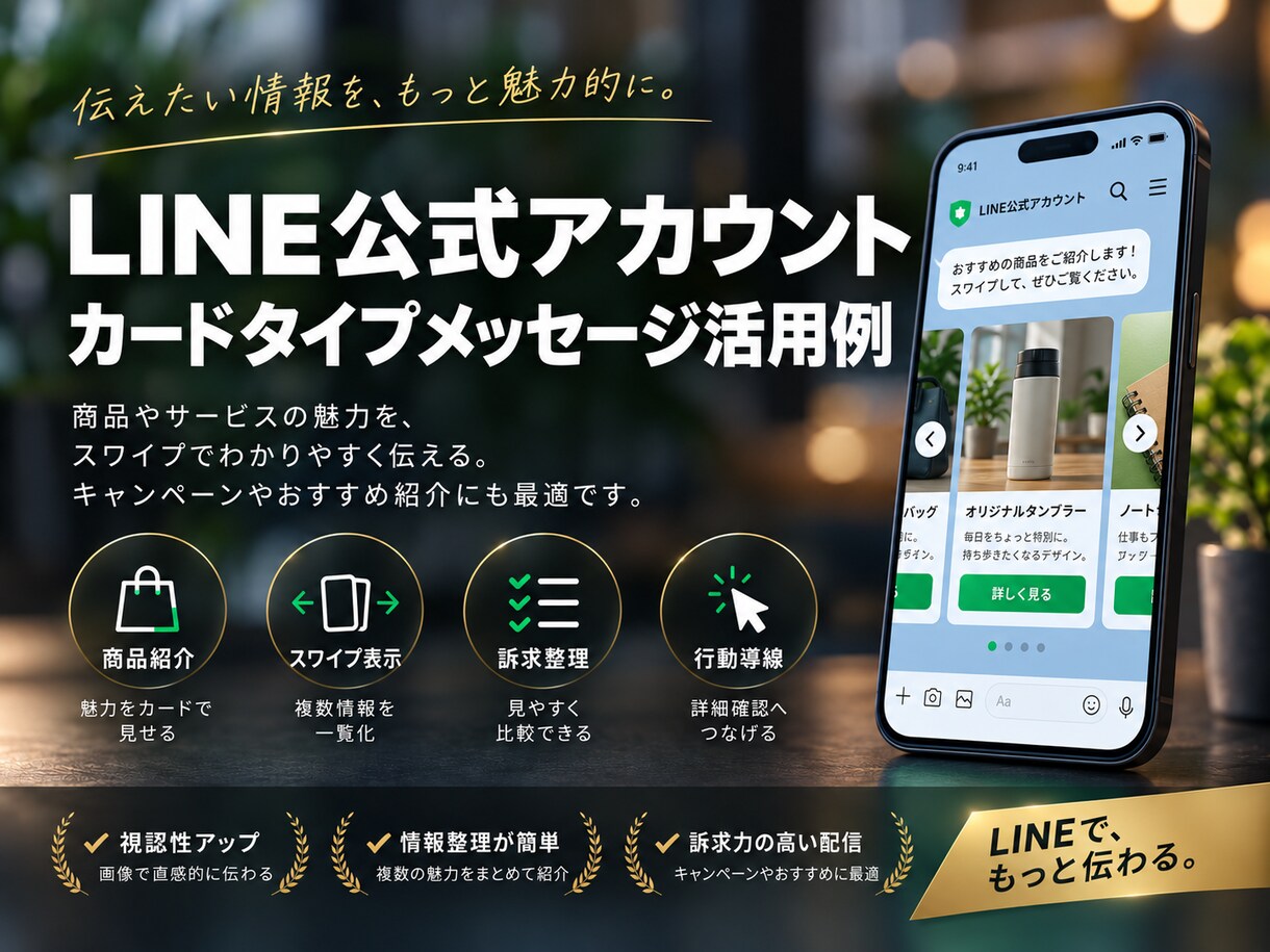 LINE公式アカウント・Lステップを設計構築します 集客・リピートまで、事業に合わせたLINE導線を設計します イメージ5