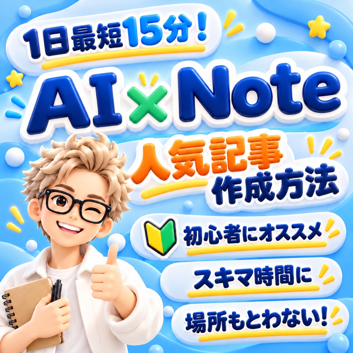 簡単！AIを使った人気有料note作成教えます 初心者歓迎！AI活用して楽しみながらお小遣い稼ぎしませんか？ イメージ1