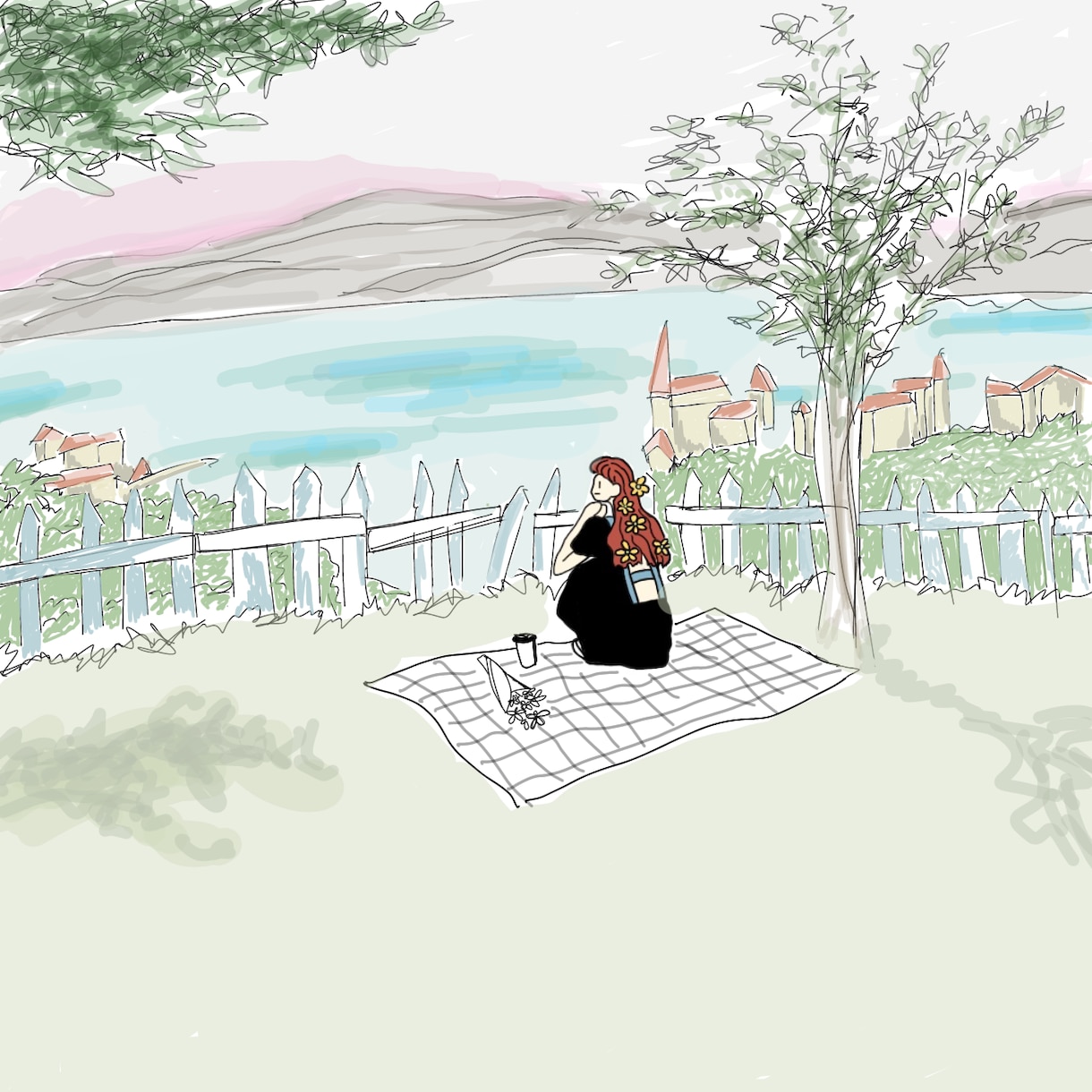 絵本の世界のような絵を描きます 海外の風景から心を癒し絵本の世界に入り込めるイラスト イメージ3