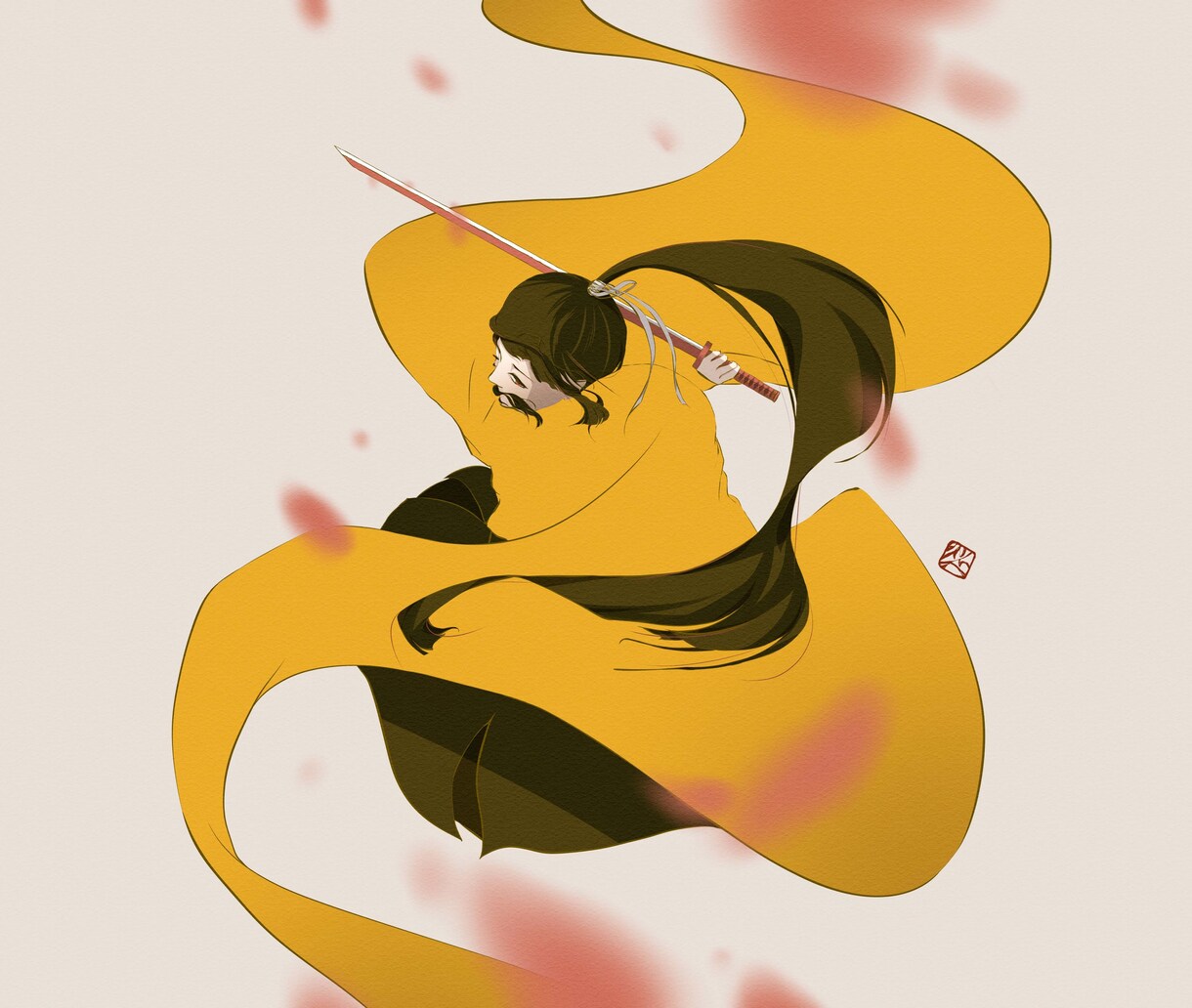 イラスト描きます シンプルな絵やデザイン的な絵の構成を得意としています。 イメージ7