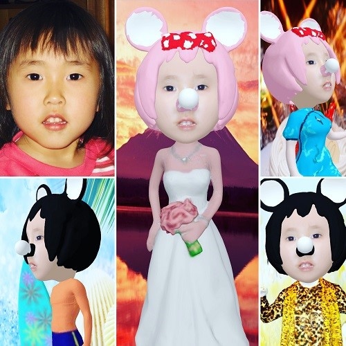 お子様の3Dフィギュア画像作成します 感動と笑いのある新しいプレゼントをお探しの方へ イメージ1