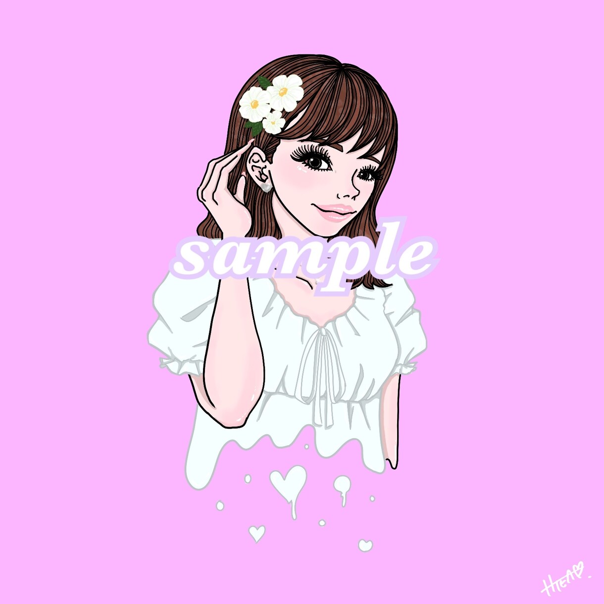 KAWII♡イラスト描きます あなたのsnsアイコンKAWI♡くしちゃいますっ！！ イメージ4