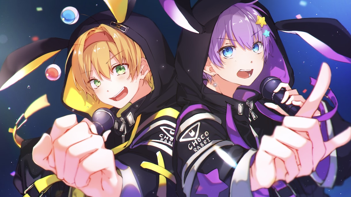 男女どちらも可！高クオリティなイラストを作成します 歌みた/一枚絵/アイコンなどなんでもお任せください！ イメージ3