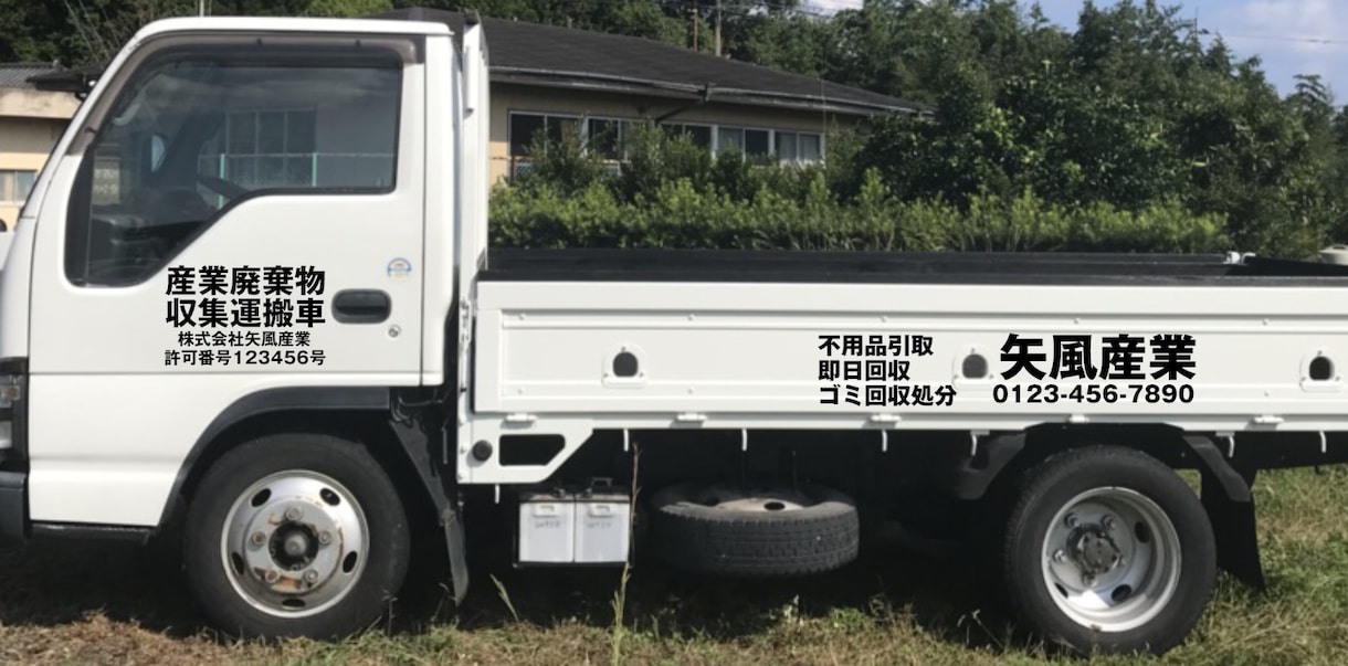 圧倒的最安値★カッティングステッカー作成します カスタムカー・デモカー・レース車両・デコトラ・営業車に イメージ7
