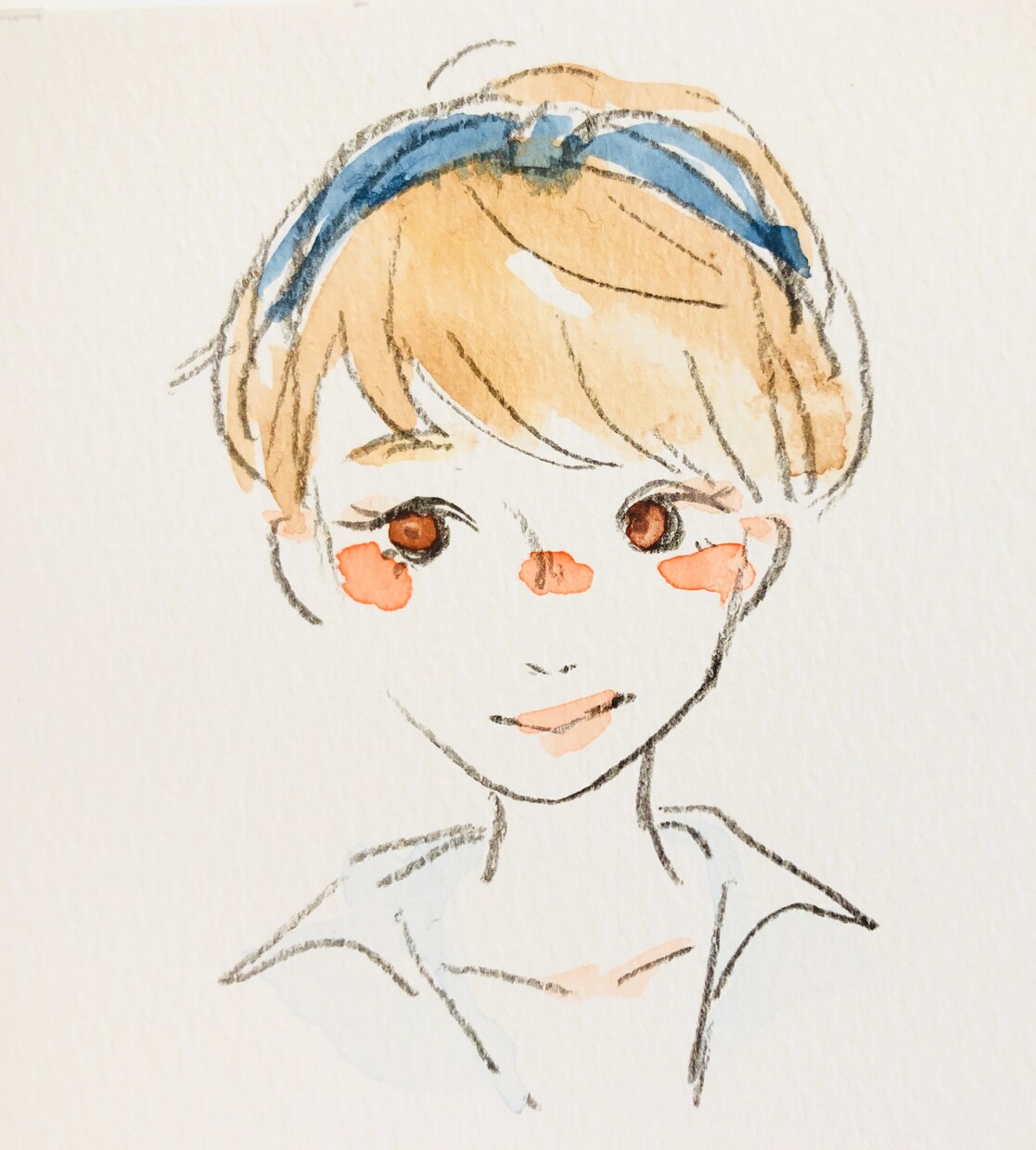 アイコン等に！水彩の優しく可愛いイラスト描きます 水彩タッチで手描きのあたたかい雰囲気が好きな方へ イメージ5