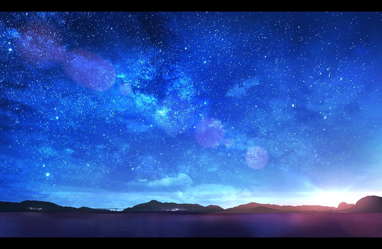 かわいい・透明感のあるイラストを丁寧に形にします 透き通るような星空や青空、女性を主に描いています。 イメージ7