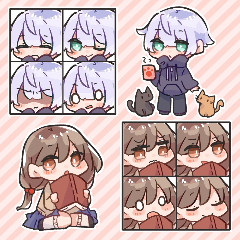 SD、ミニキャラ、デフォルメ作製致します １.５or２or２.5頭身のイラストを描きます イメージ2