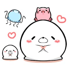 ゆるくてかわいいラインスタンプを制作いたします ゆるふわでかわいい！あなただけのラインスタンプいかがですか？ イメージ7