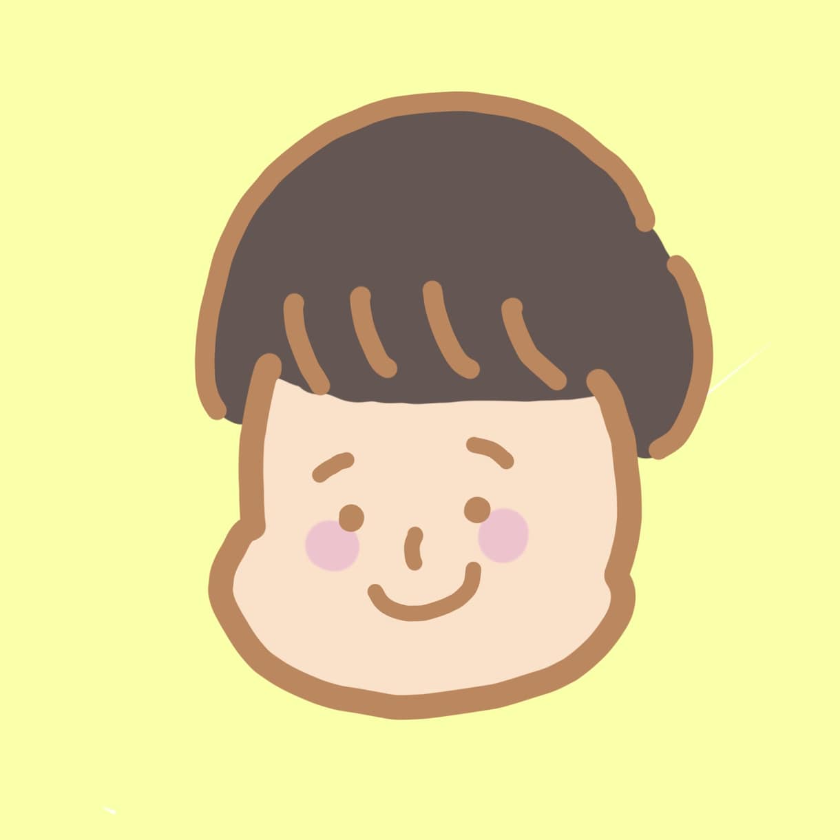 SNSアイコンゆるい、ほっこりイラスト描きます SNSなどのアイコンに。ゆるくて可愛い系の似顔絵 イメージ3