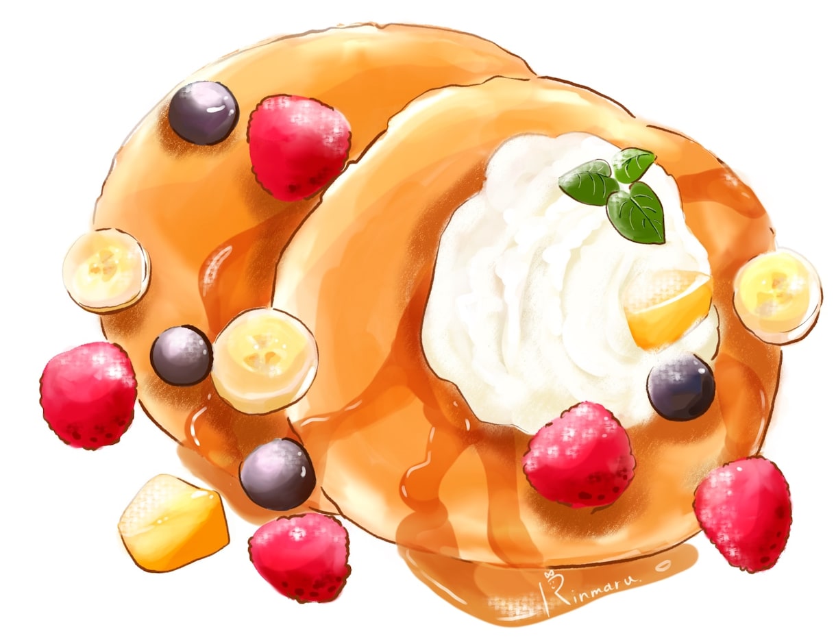 商用可！美味しそうな食べ物イラスト描きます リアルタッチで実際より美味しく見える食べ物イラスト描きます♪ イメージ4