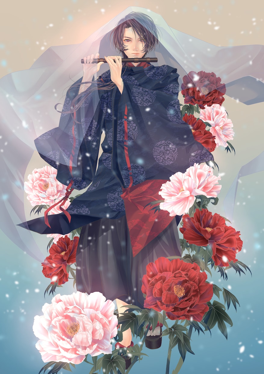 イラスト作成します 透明感のある花や人物のイラスト イメージ2