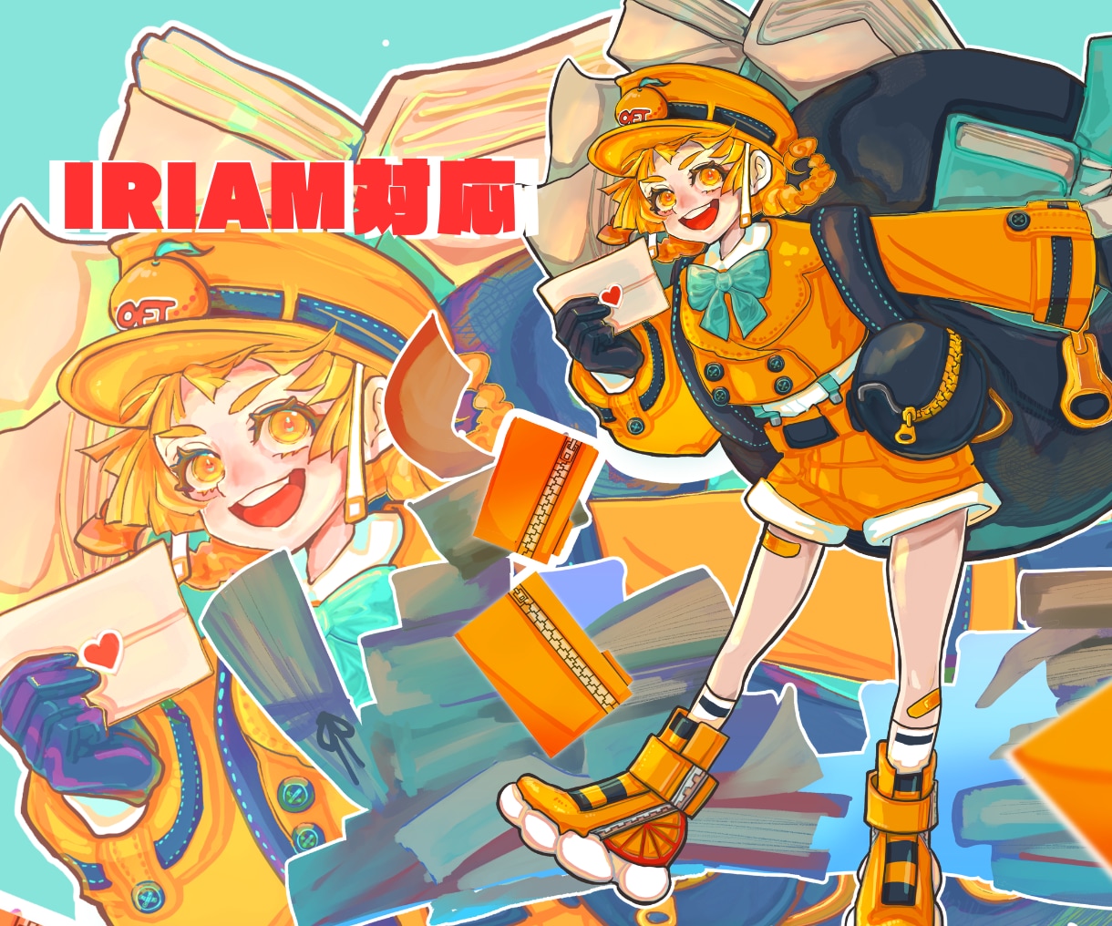 立ち絵【IRIAM対応】お仕立いたします 厚塗りで存在感のある立ち絵を描きます イメージ1