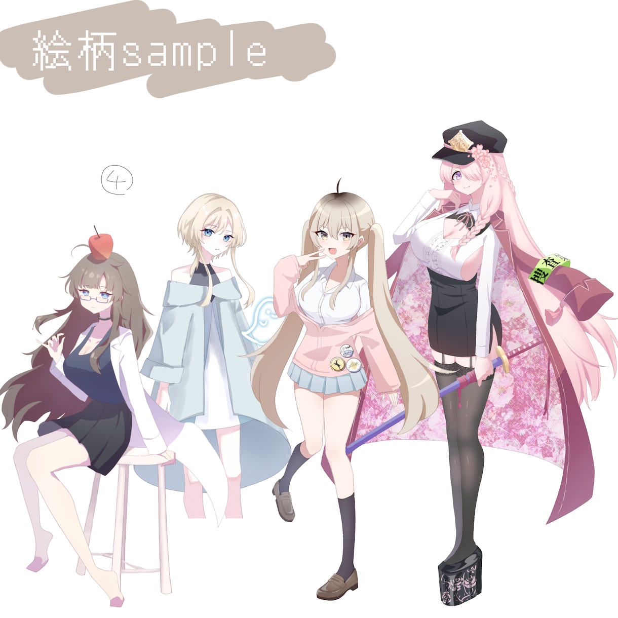 TRPG・配信活動などに使える立ち絵描きます 奥行きのある厚塗りと雰囲気のある色使いで！全力で！ イメージ3