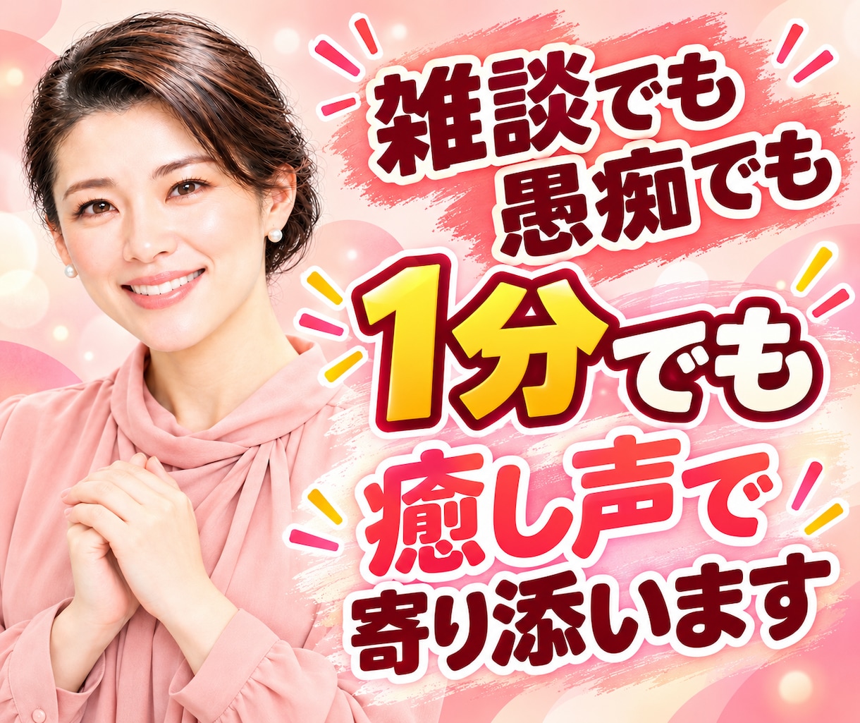 癒され声元美容部員がお聞きします 職場・人間関係・恋愛・家族・心の不安 イメージ1