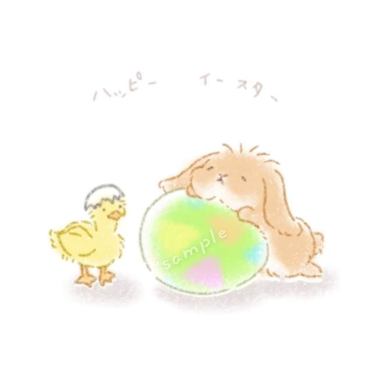 ペットの〈ほんわか〉デフォルメアイコン作成します "うちの子"がかわいい癒し系イラストに！名入れ無料♪ イメージ10