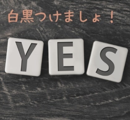 最短10分｜白黒、YESNO、はっきり出します ★どんなことでも白黒つけます★ イメージ1