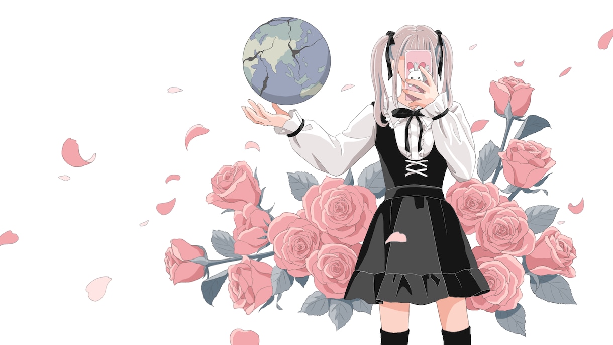 YouTube用1枚絵お描きします オリジナル・歌ってみた…ご希望のタッチでイメージを再現! イメージ5