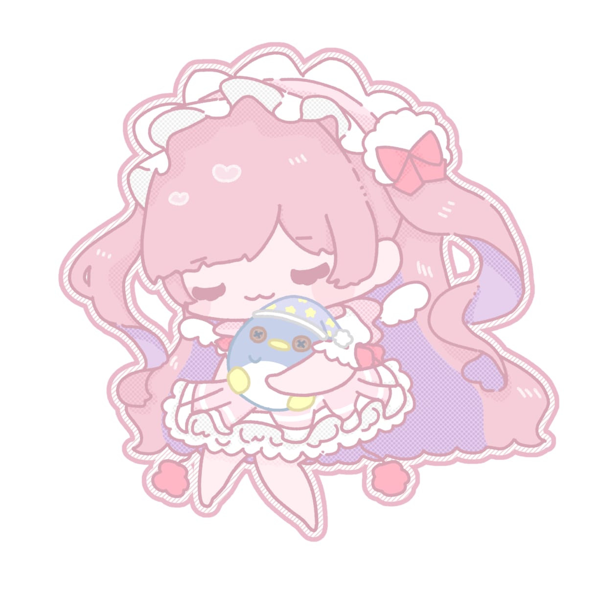 商用利用可！量産すやすやだっこ描きます すやすやだっこがかわちい♡♡♡♡ イメージ2