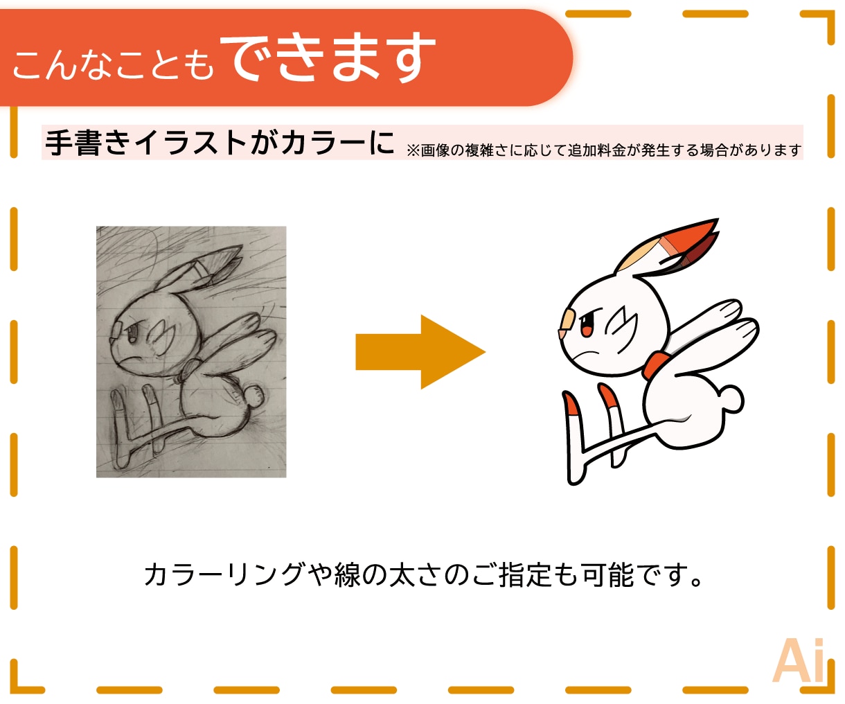 1枚1,000円～ロゴやイラストをトレースします 柔軟に、丁寧に、誠実に！　画像をトレースいたします。 イメージ5