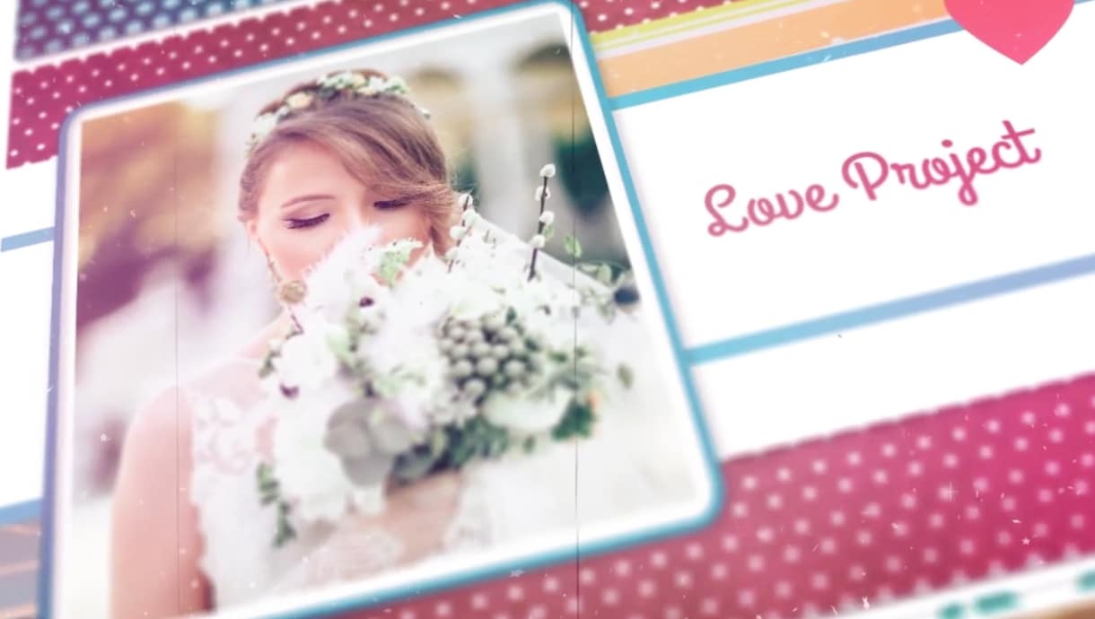 結婚式・思い出に オシャレで素敵な映像残せます お好きな写真で洗練されたハイクオリティーな映像を イメージ1
