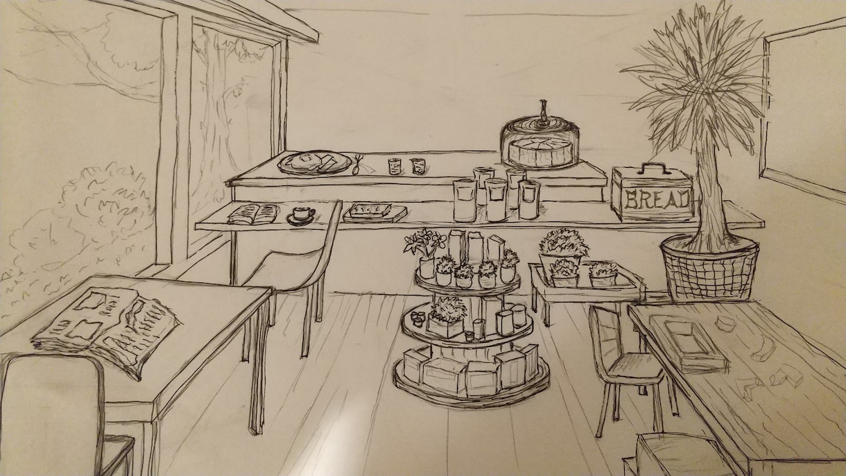 手書きにてパースかきます 暖かみのある雰囲気に仕上げます。 イメージ6
