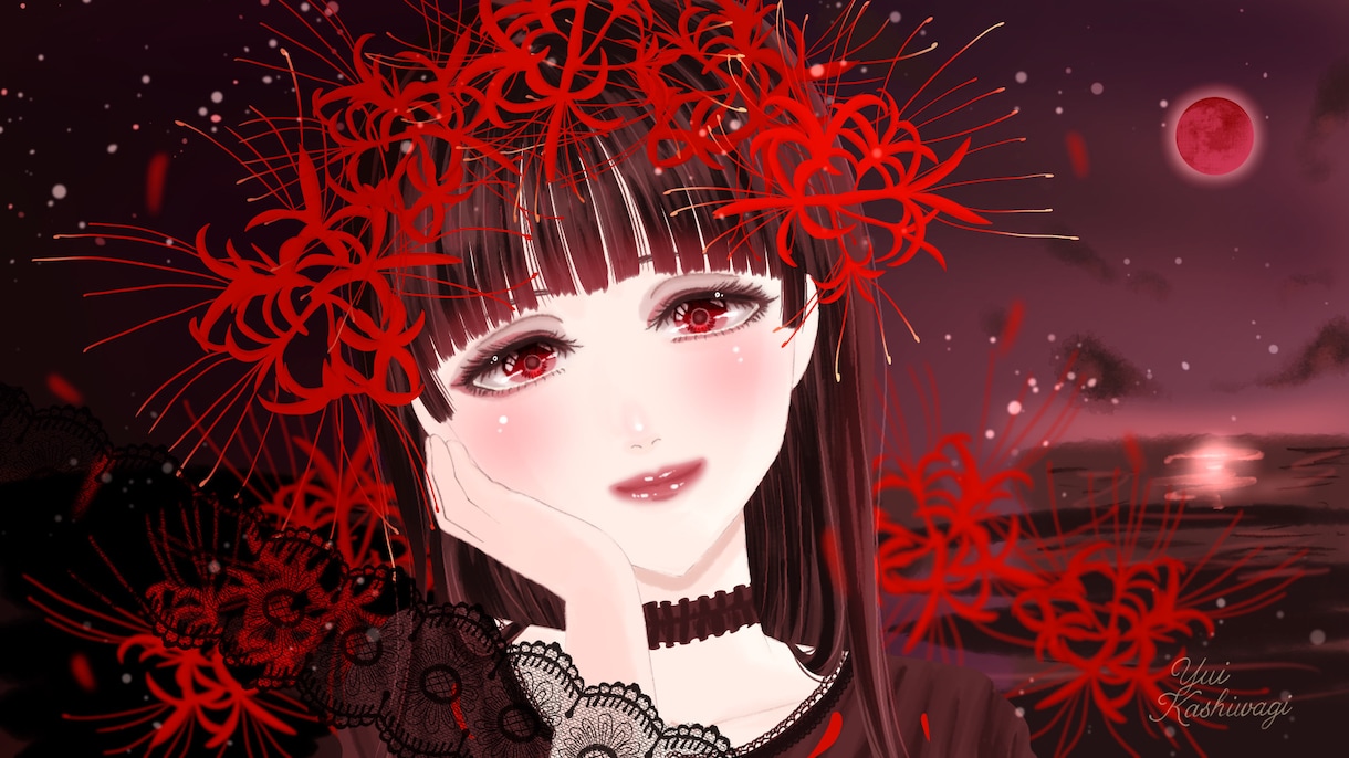 最短3日納品|MV用の美麗イラスト承ります 楽曲の世界観を汲み取り、心に残る一枚を描きます イメージ1