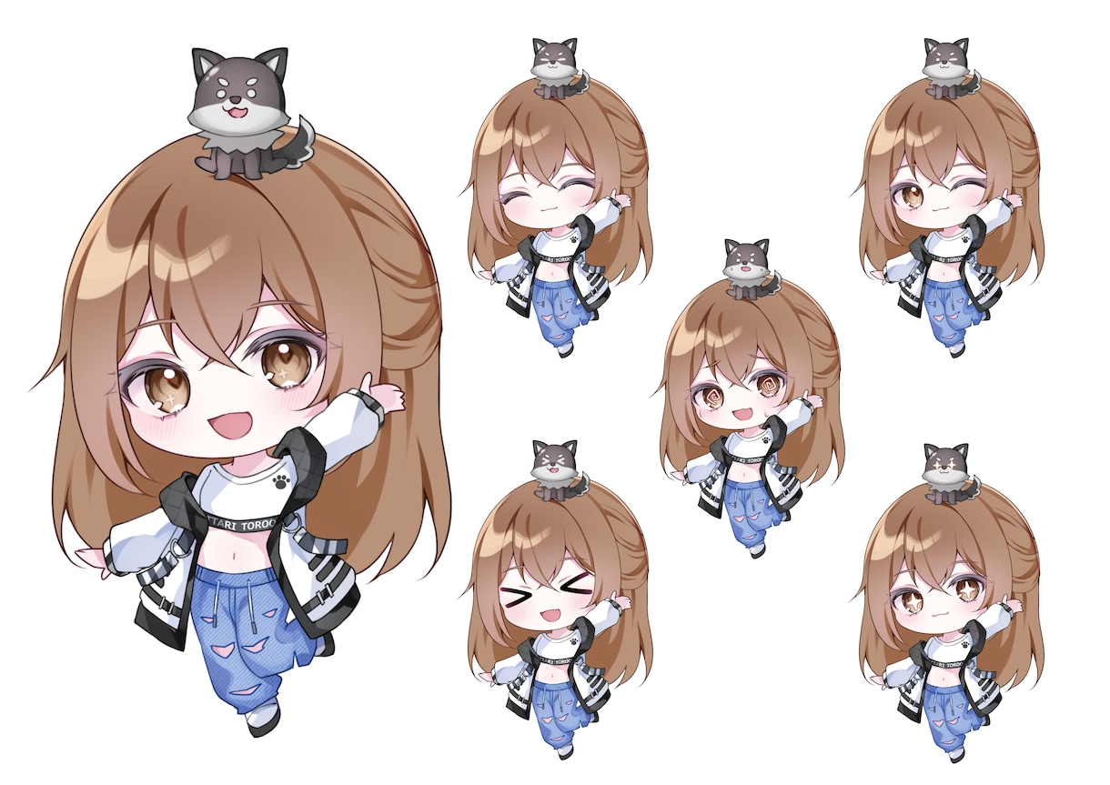 お好きなイラスト・キャラデザ等承ります 配信、SNS、グッズ等様々な用途でお使いいただけます✿ イメージ6