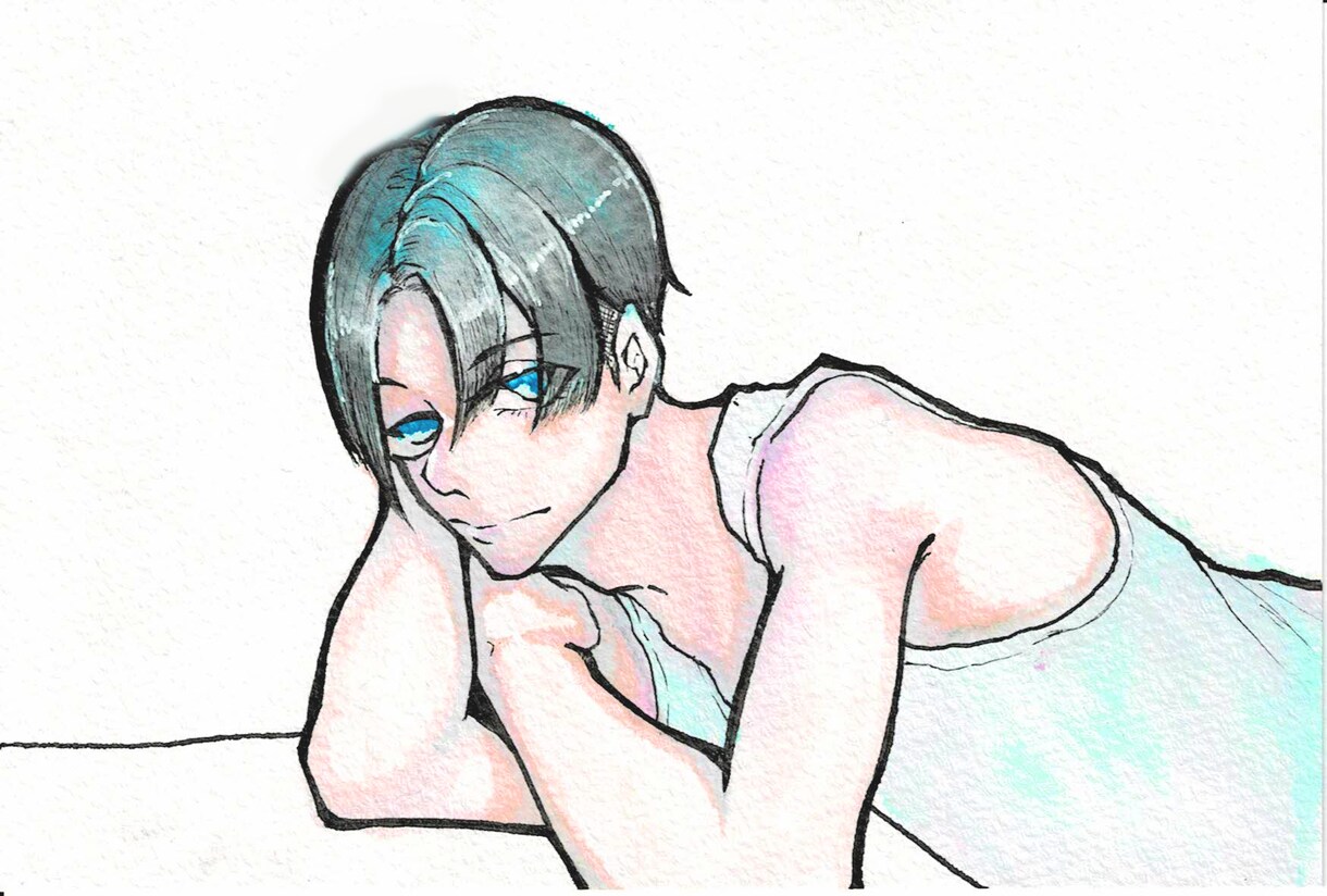 SNSバストアップアイコン承りますます カッコよくて可愛い男の子のアイコン描きます！！ イメージ2