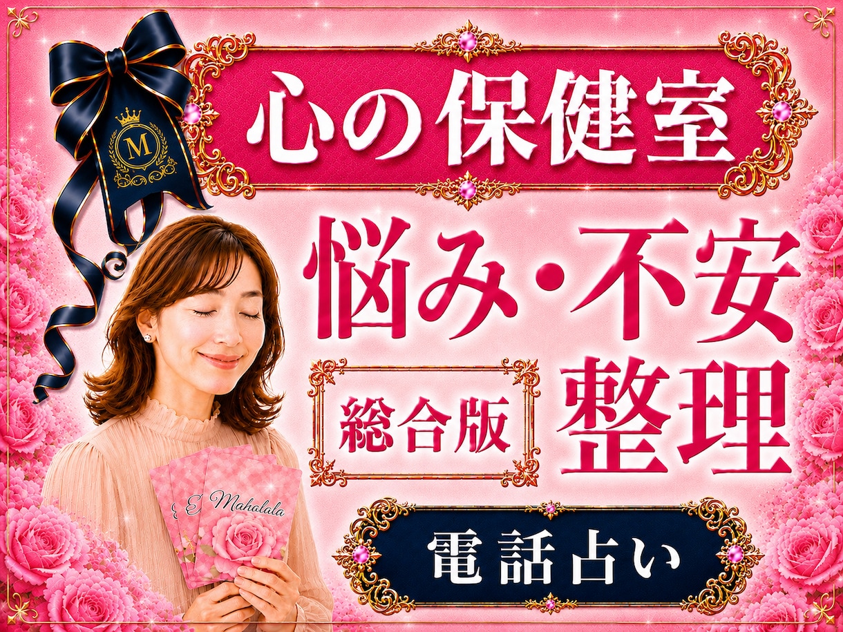 人間関係｜恋愛｜仕事｜人生の悩みを明確にし導きます ｜霊視×心理学×タロットの解決策｜本質まで深く読み解く鑑定｜ イメージ1