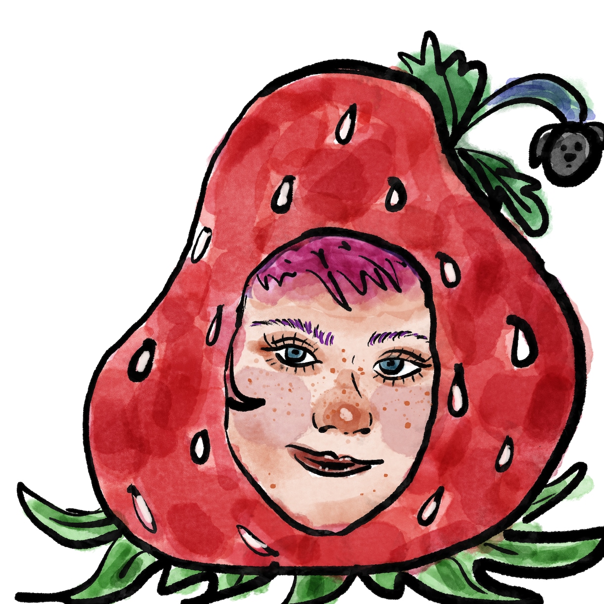 あなたの似顔絵ニュアンスで描きます ヘンテコな世界観であなたを表現します イメージ5
