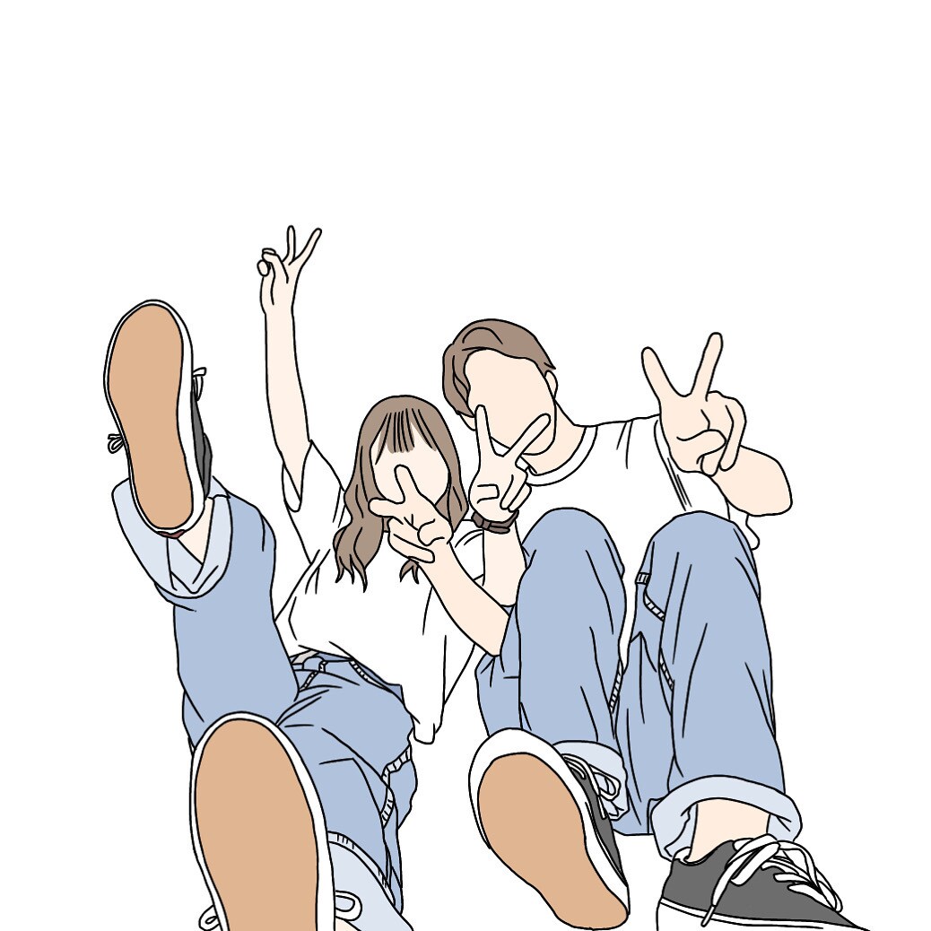 線画イラストを描きます SNSアイコンをおしゃれな線画イラストにしてみませんか？ イメージ1