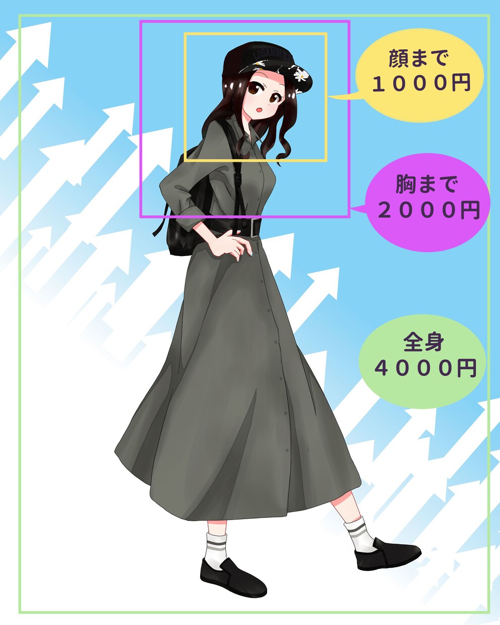 絵柄を寄せることも（要相談）できます ラフ案最短当日にご提示します！修正2回まで無料で受付 イメージ2