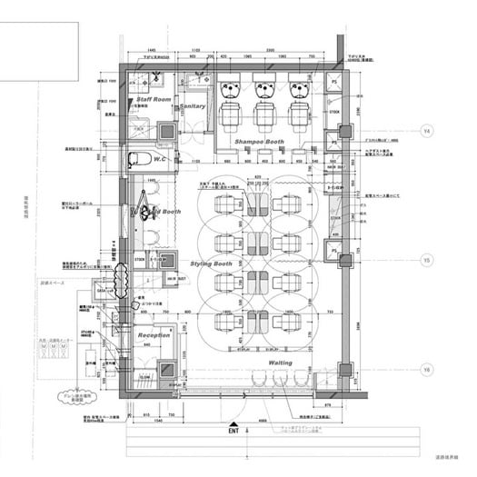 Vectorworks 店舗内装平面図作成承ります 美容室，クリニック案件◎ 平面図+α 作図可能 イメージ1