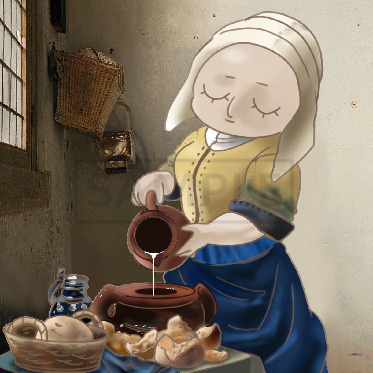 可愛いものや絵画のようなゆるキャラを制作します 他には無いあなただけのアイコン イメージ1