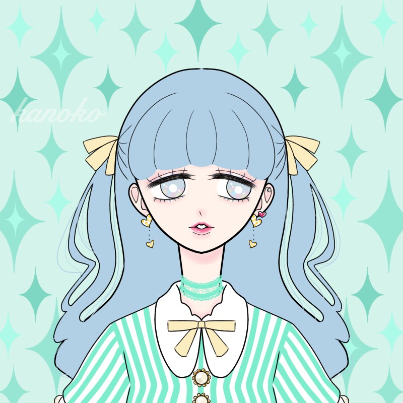 キラキラしたかわいいアイコン・イラストお描きします 商用OK！パッと目を引く個性的でかわいいイラストSNS等に！ イメージ5