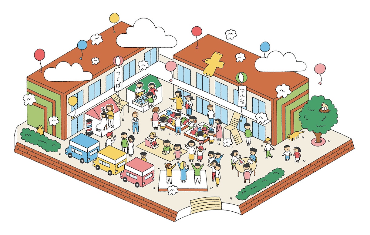 ポップであたたかいアイソメ・アクソメ図を制作します 商用OK！広告・Webに使える、わかりやすさ重視のイラスト イメージ6
