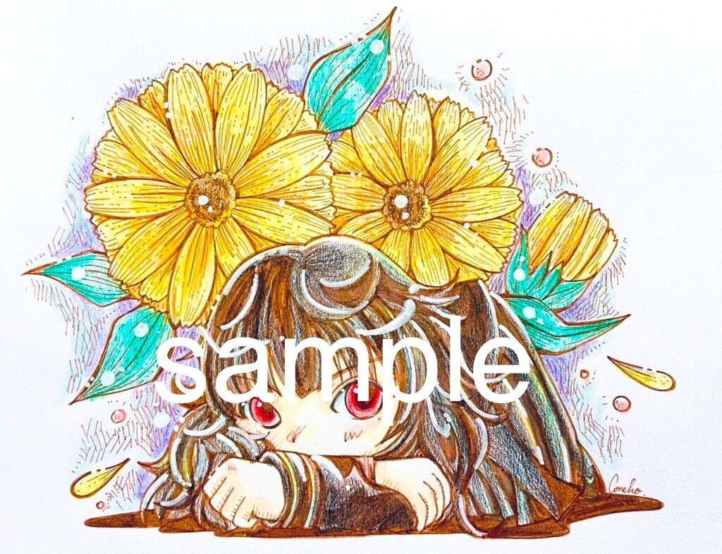 お誕生日プレゼントにピッタリなイラスト描きます アナログならではのイラストを描きます。 イメージ2