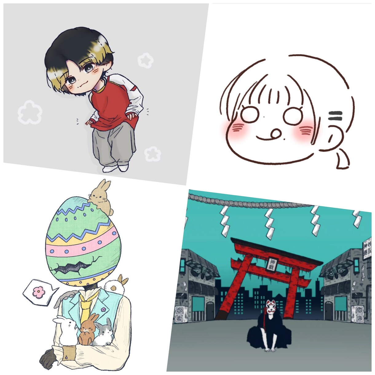 商用◎あなただけの特別なイラストを描きます デフォルメ・人外のシンプルからかわいいまで❁ イメージ1