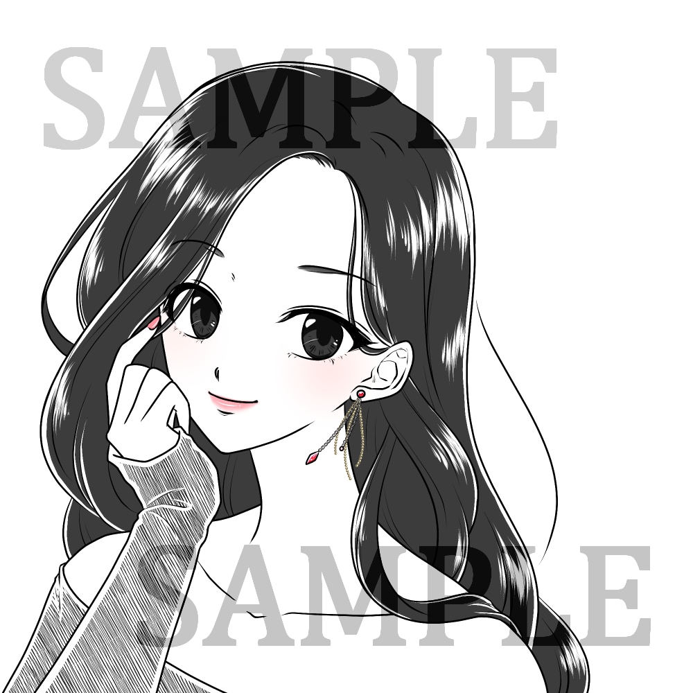 魅力的なSNSアイコン描きます かわいいからかっこいいまで対応、アイコン作成 イメージ4