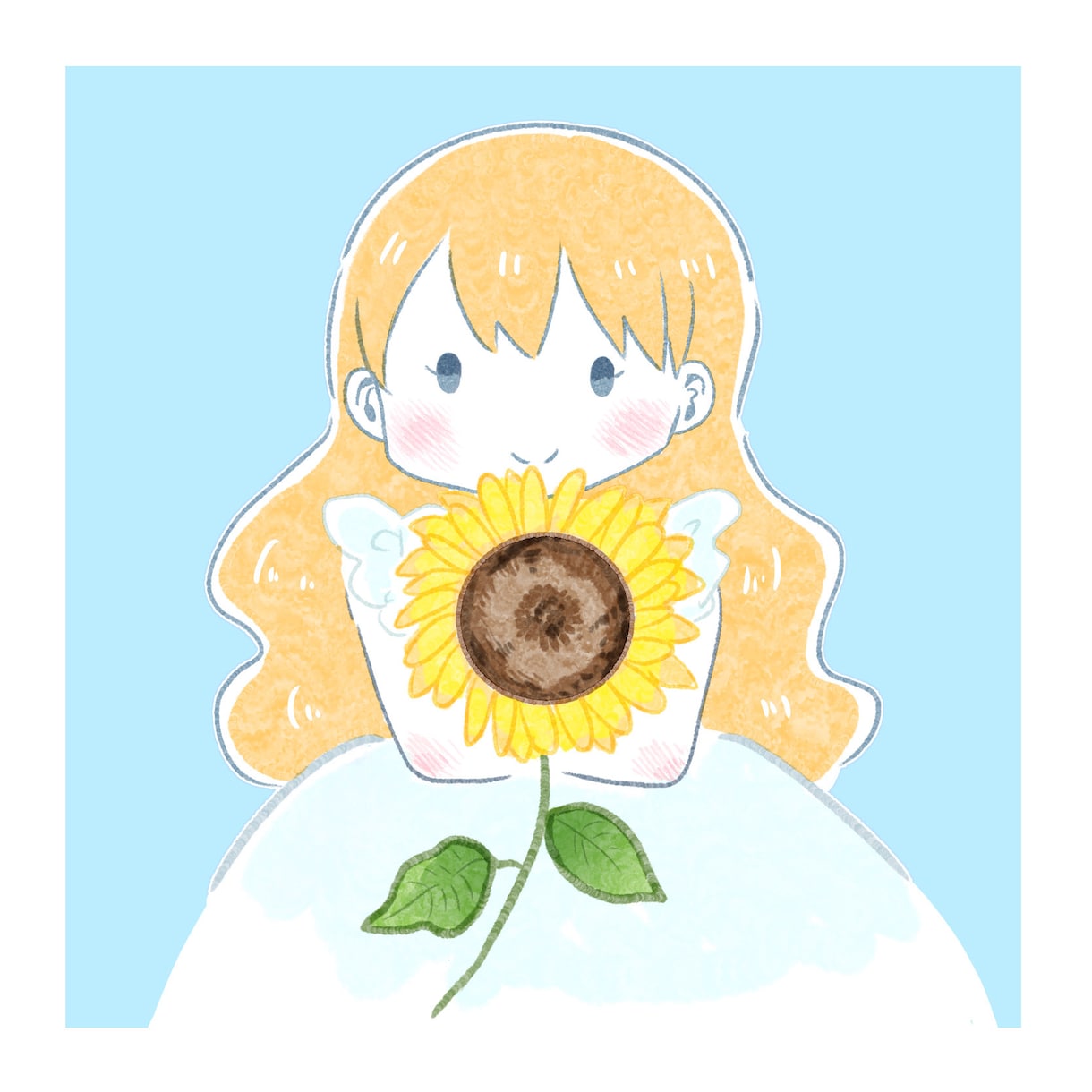 シンプルでかわいいアイコンを作成します SNSやブログ用にゆるふわアイコンを描きます！ イメージ9