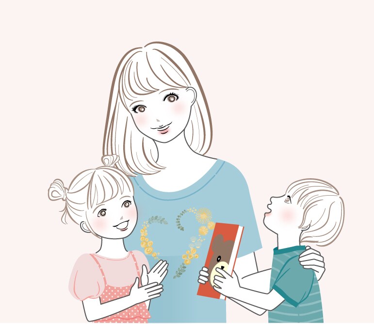 商用利用可。大人かわいい女性イラストを制作します 用途自由。「〜している」動作のカットイラストを制作します イメージ4