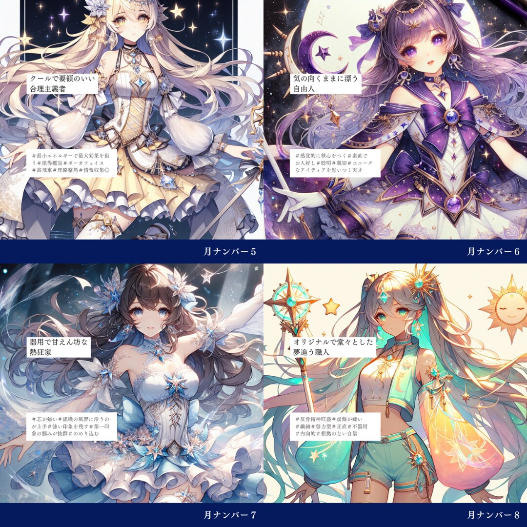 生まれた時の月の満ち欠けであなたの才能占います あなたの心に寄り添う、月とカードからのメッセージ イメージ5