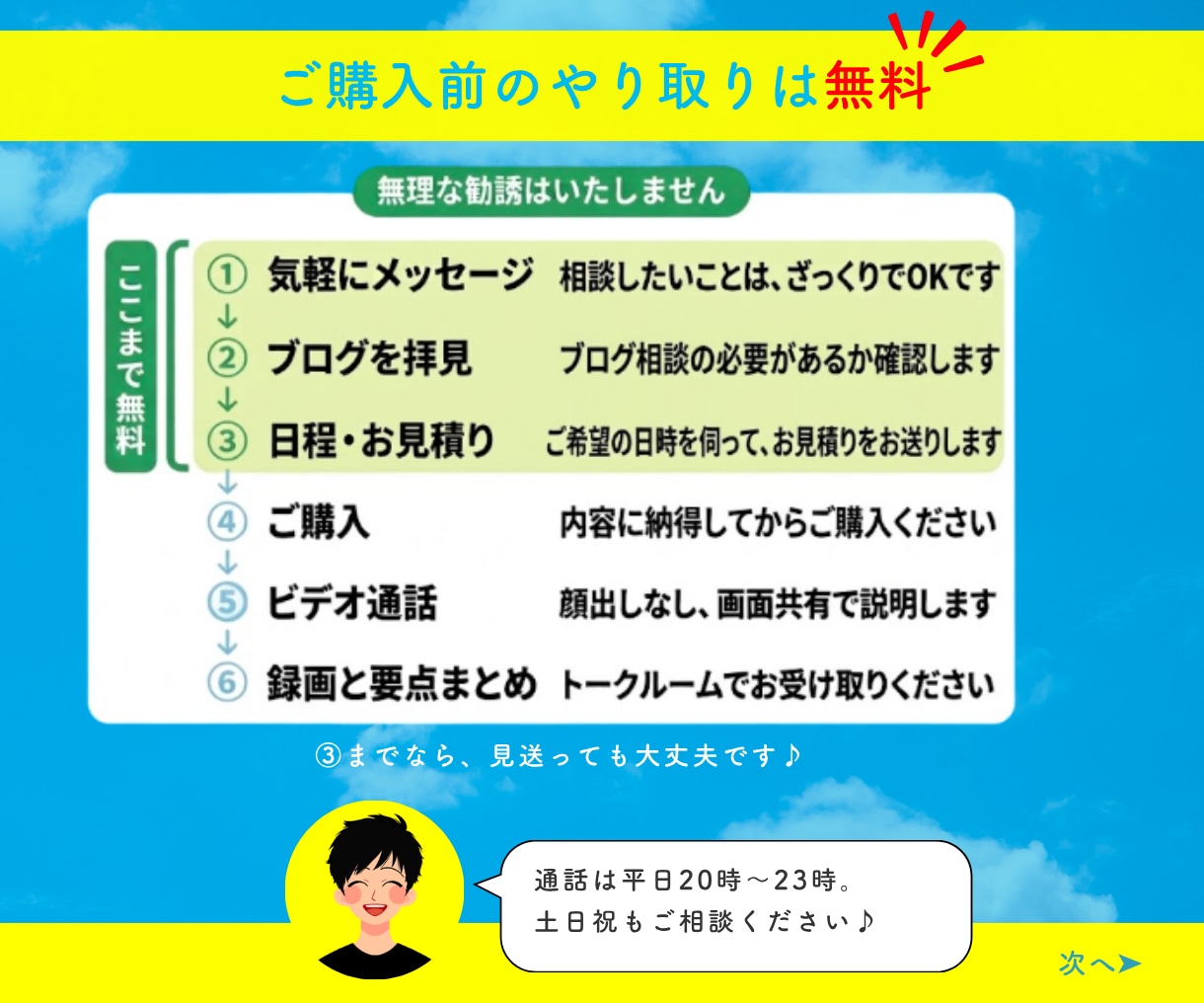 ブログ相談｜現役プロが一緒にブログを見直します あなたのブログを見て90分でアドバイス｜録画・要点まとめ付 イメージ7