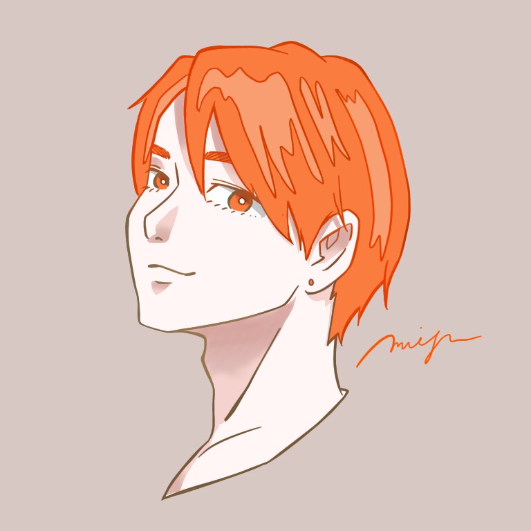 Twitterやインスタアイコン用イラスト描きます おしゃれで落ち着きのあるそして透明感のあるイラストを イメージ7