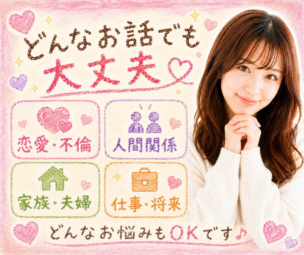 モヤモヤスッキリしたい！心が軽くなるお手伝いします お試し1分からOK/雑談/愚痴/話し相手/モヤモヤ/お悩み イメージ3