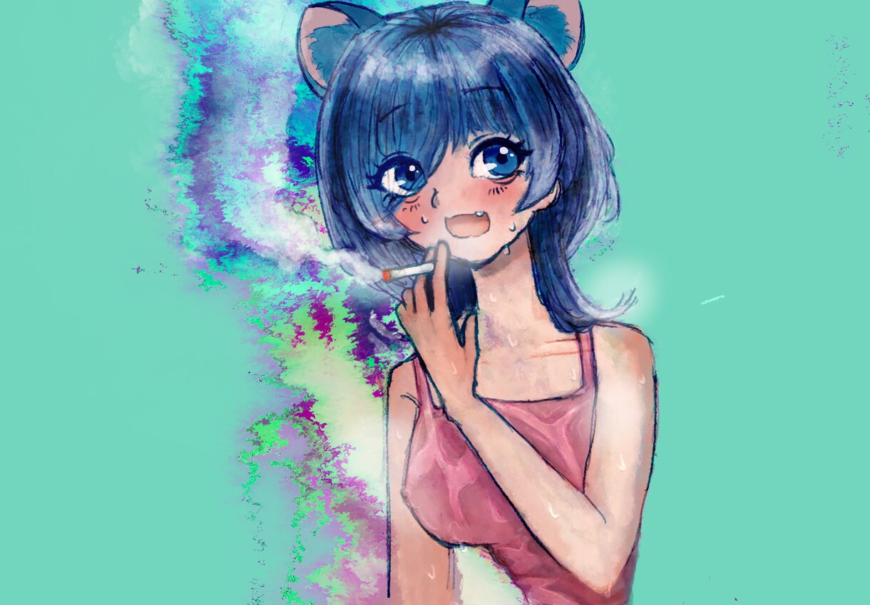 個性的で目立つ唯一無二のイラストを描きます あなたの作品やプロフィールを私のイラストでより個性的に イメージ5